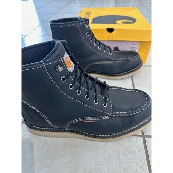 Carhartt Mens 6 Inch Waterproof Wedge Soft Toe Work Boot CMW6191 11 M FW6191-M main image 12